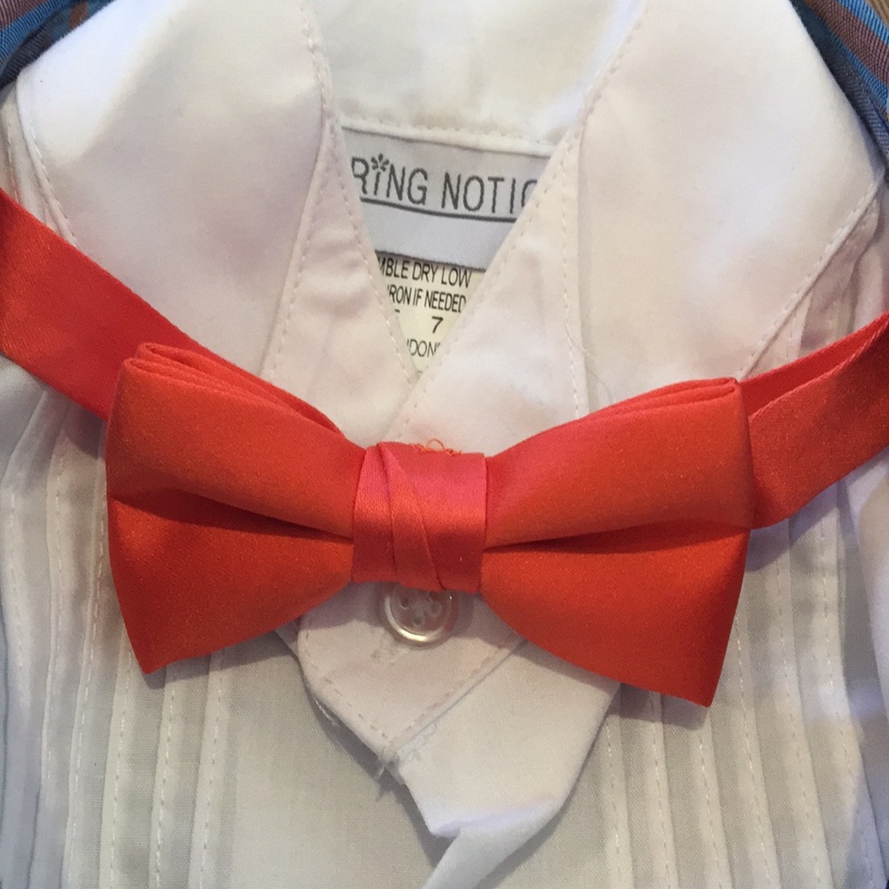 Boys bow tie -Orange